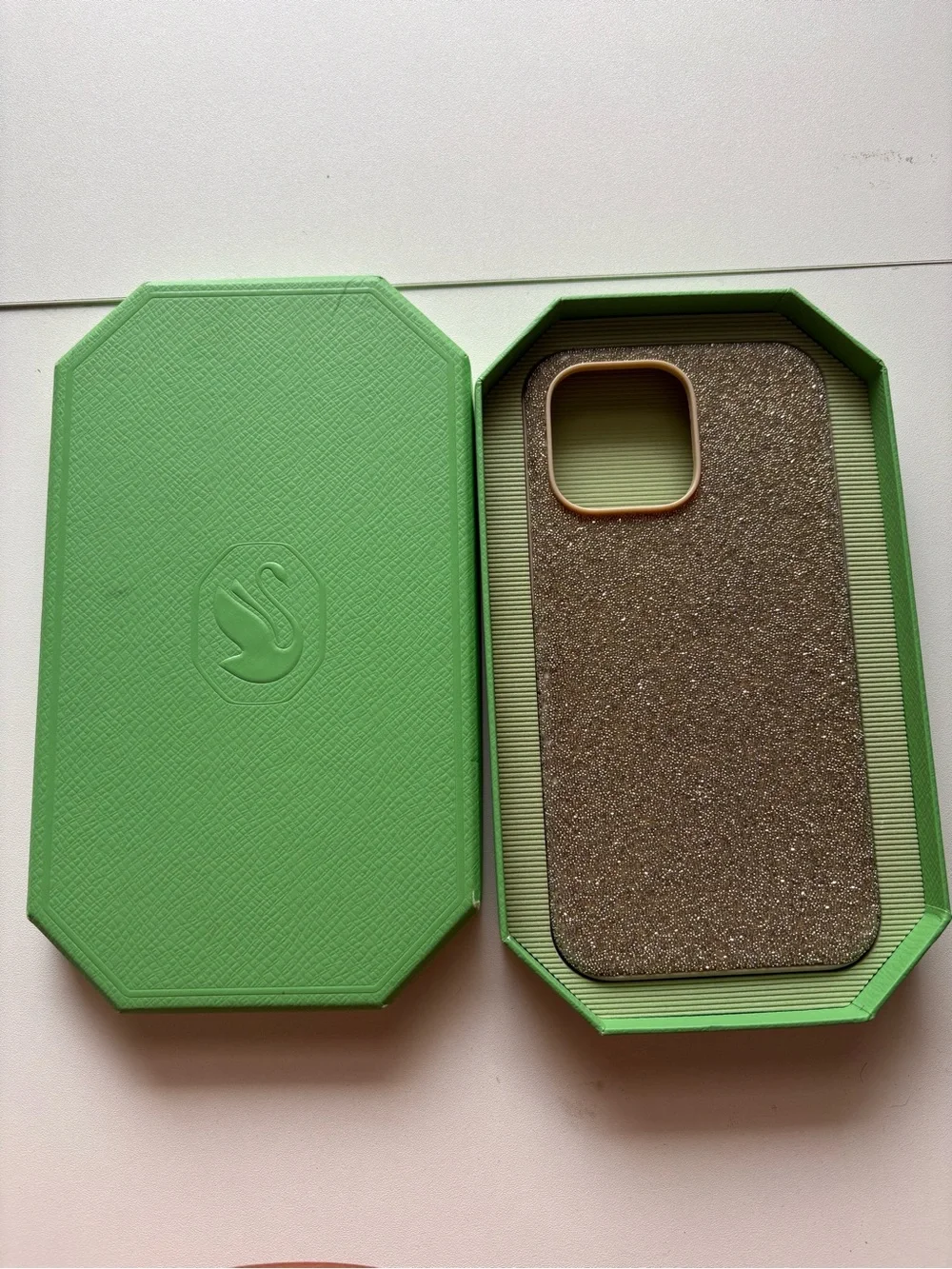 Swarovski Gold Glitter Crystal Phone Case